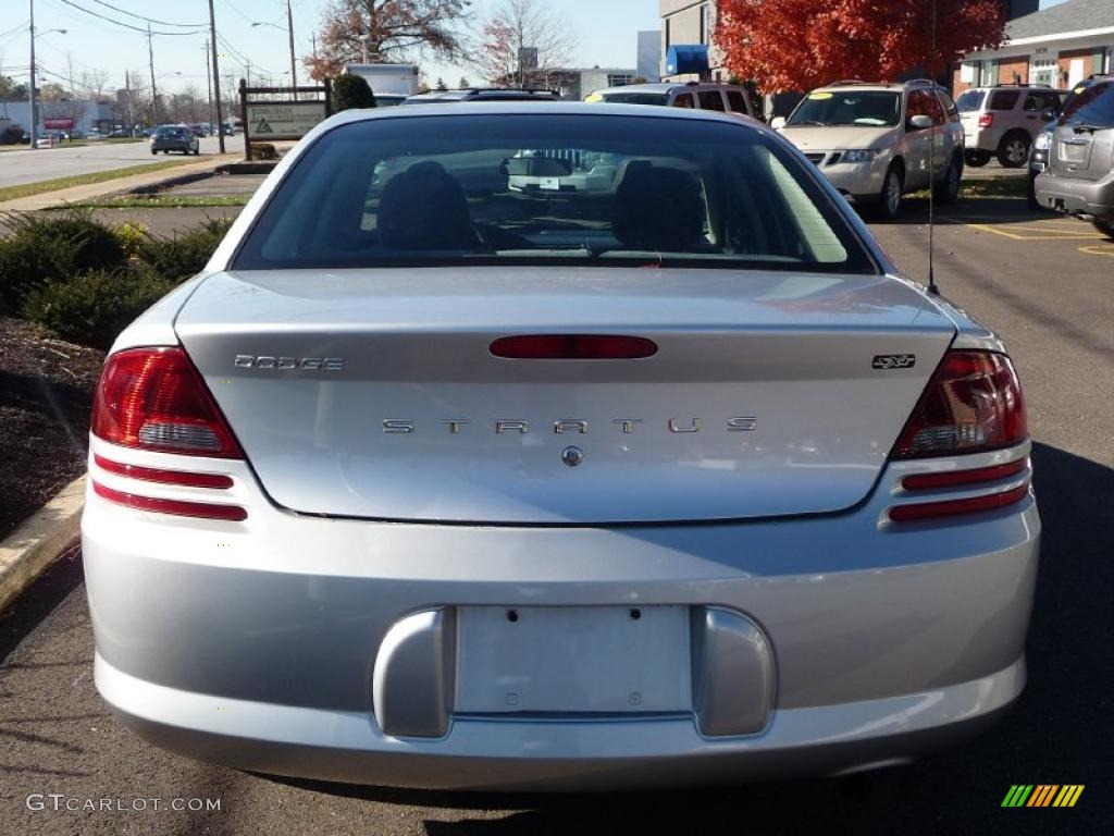 2003 Stratus SXT Sedan - Bright Silver Metallic / Dark Slate Gray photo #6