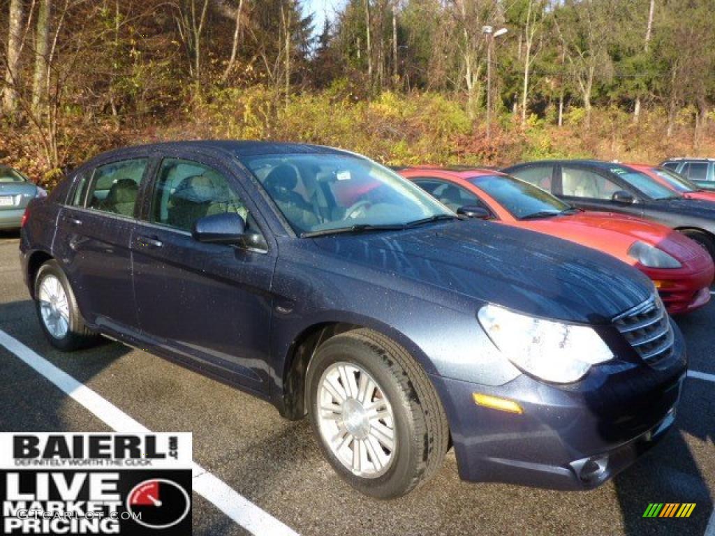 2008 Sebring Touring Sedan - Marathon Blue Pearl / Dark Slate Gray/Light Slate Gray photo #1