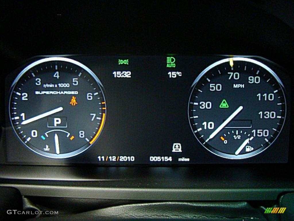 2010 Land Rover Range Rover Supercharged Autobiography Gauges Photo #39950618