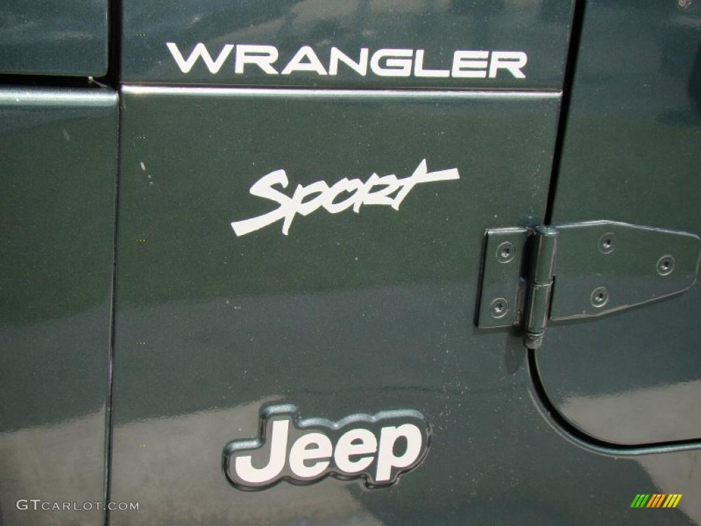 2002 Jeep Wrangler Sport 4x4 Marks and Logos Photos