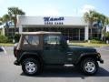 2002 Shale Green Metallic Jeep Wrangler Sport 4x4  photo #37