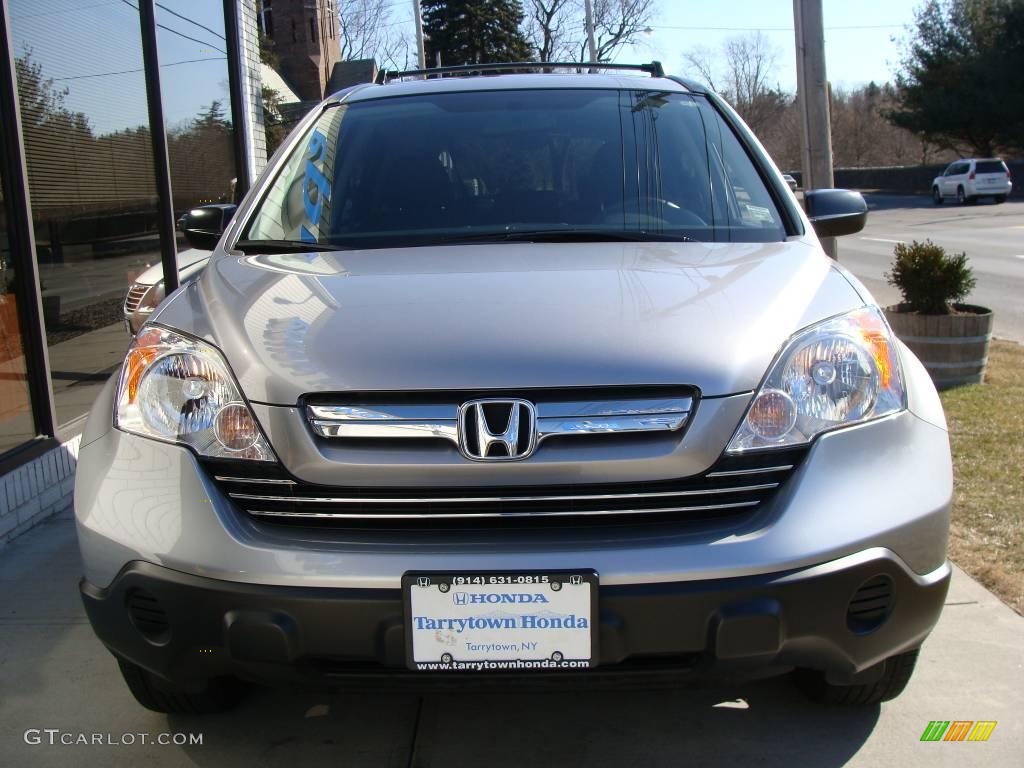 2007 CR-V EX 4WD - Whistler Silver Metallic / Black photo #2