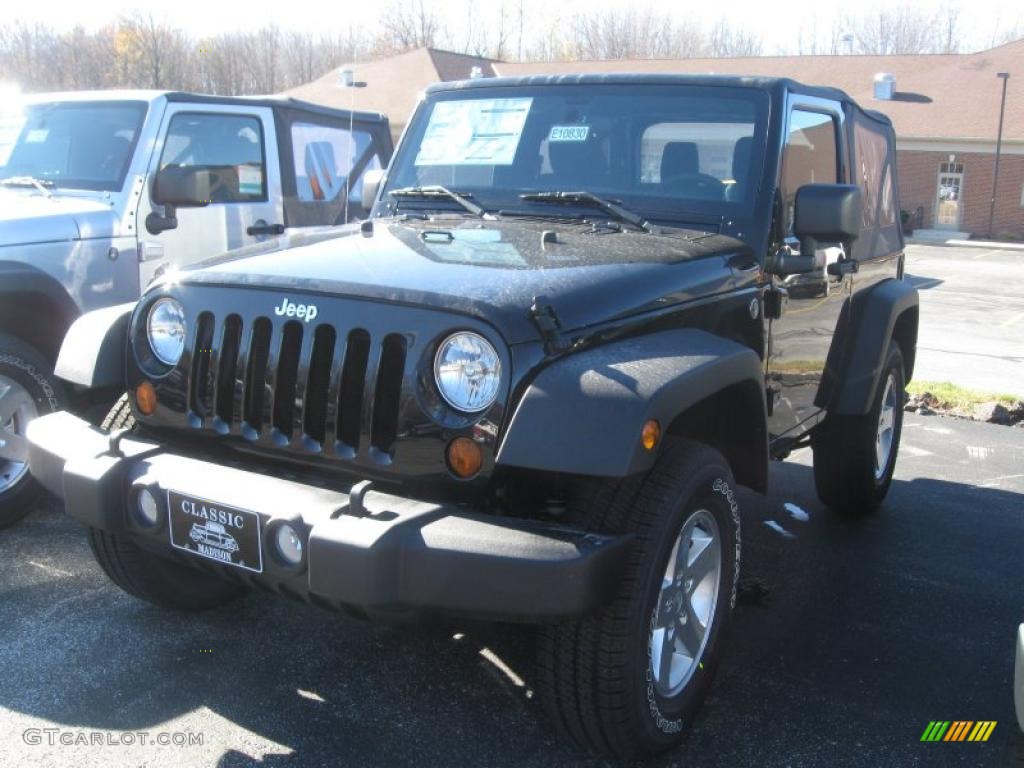 Black Jeep Wrangler