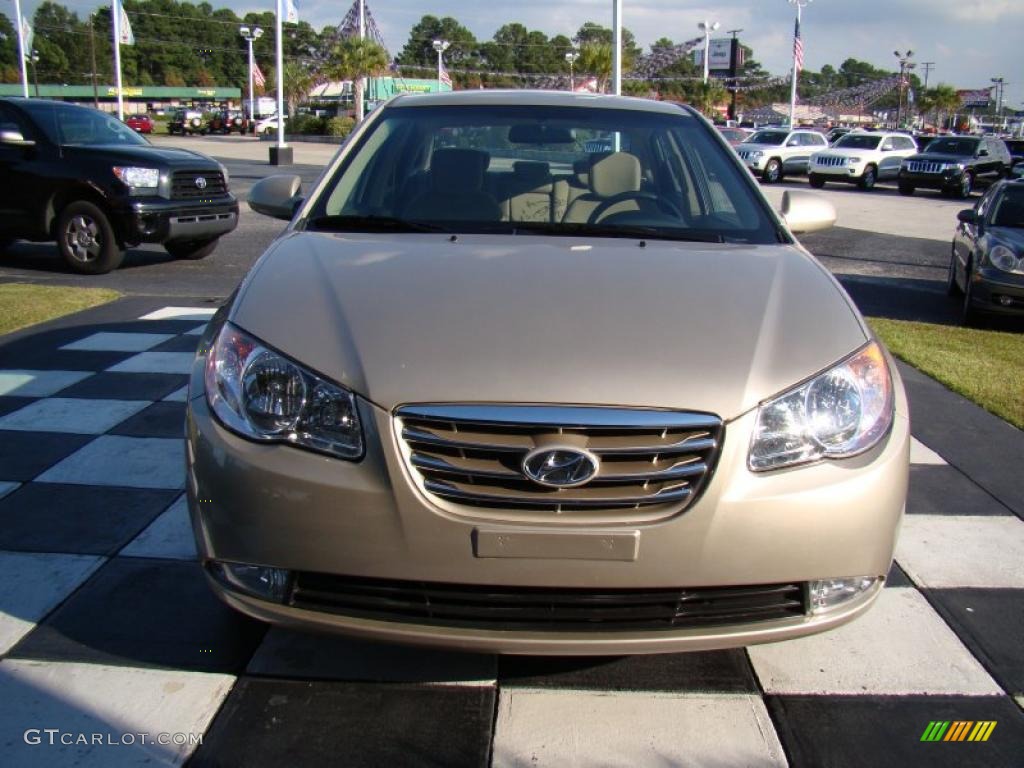2010 Elantra GLS - Laguna Sand / Beige photo #4