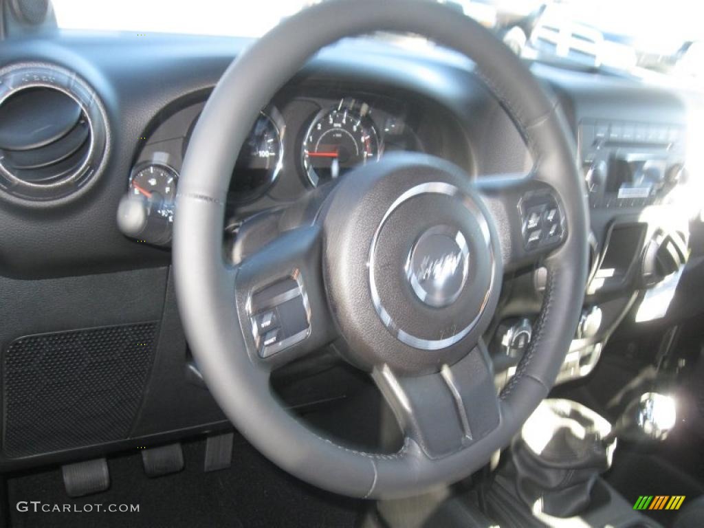 2011 Wrangler Sport S 4x4 - Black / Black photo #10