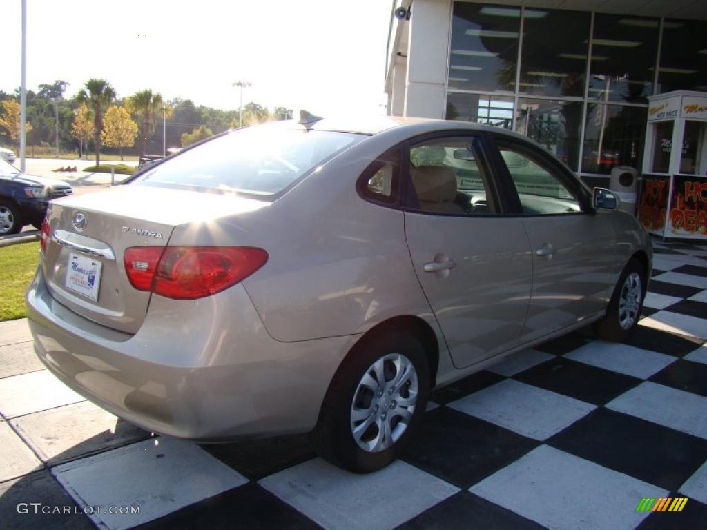 2010 Elantra GLS - Laguna Sand / Beige photo #7