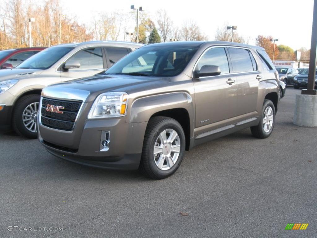 Mocha Steel Metallic 2011 GMC Terrain SLE AWD Exterior Photo #39952354
