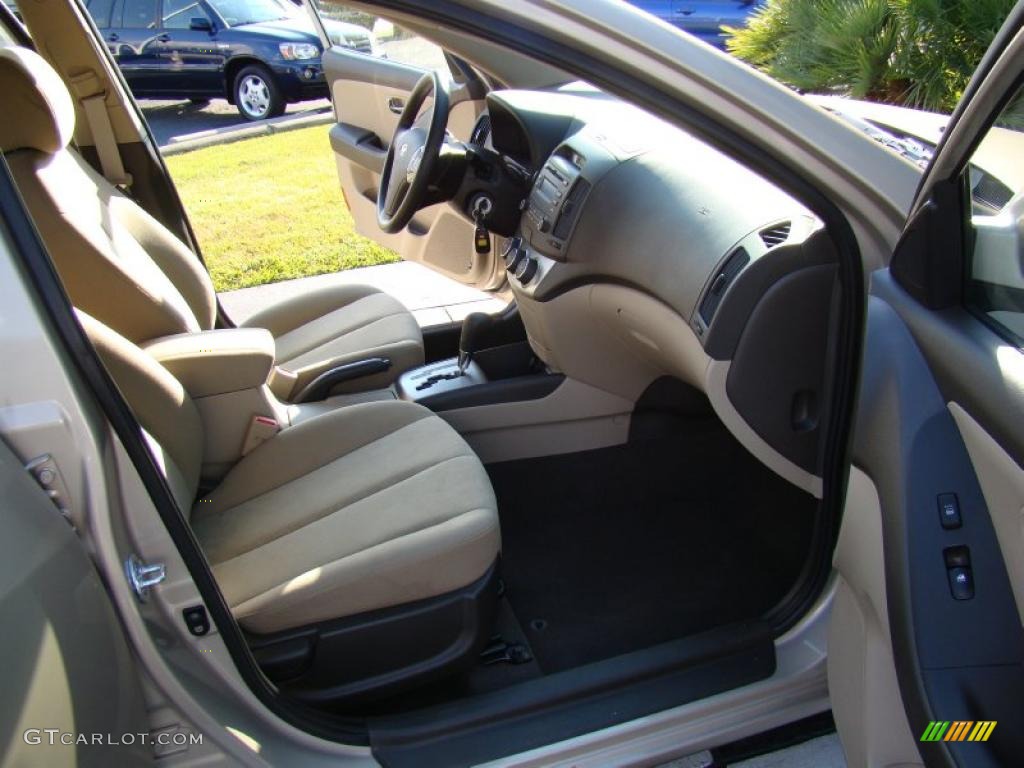2010 Elantra GLS - Laguna Sand / Beige photo #13