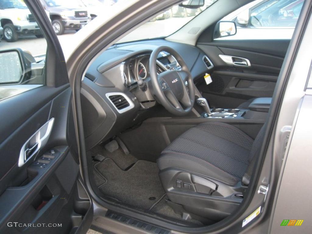 Jet Black Interior 2011 GMC Terrain SLE AWD Photo #39952482