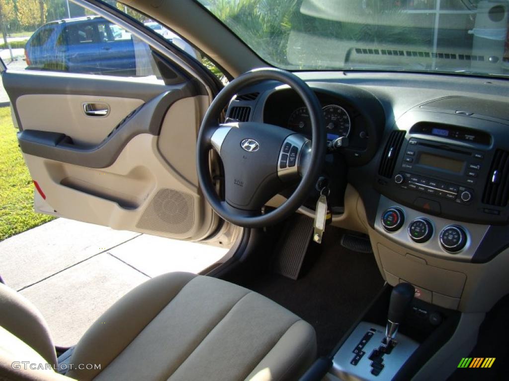 2010 Elantra GLS - Laguna Sand / Beige photo #16