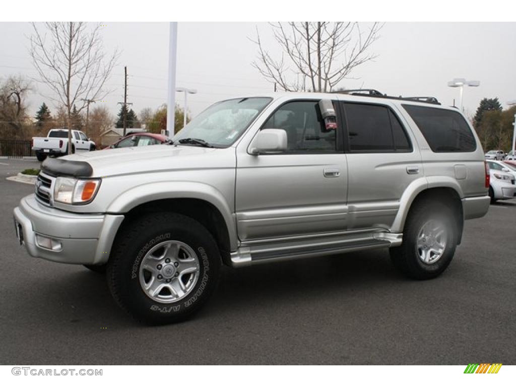 1999 4Runner Limited 4x4 - Millennium Silver Metallic / Oak photo #6