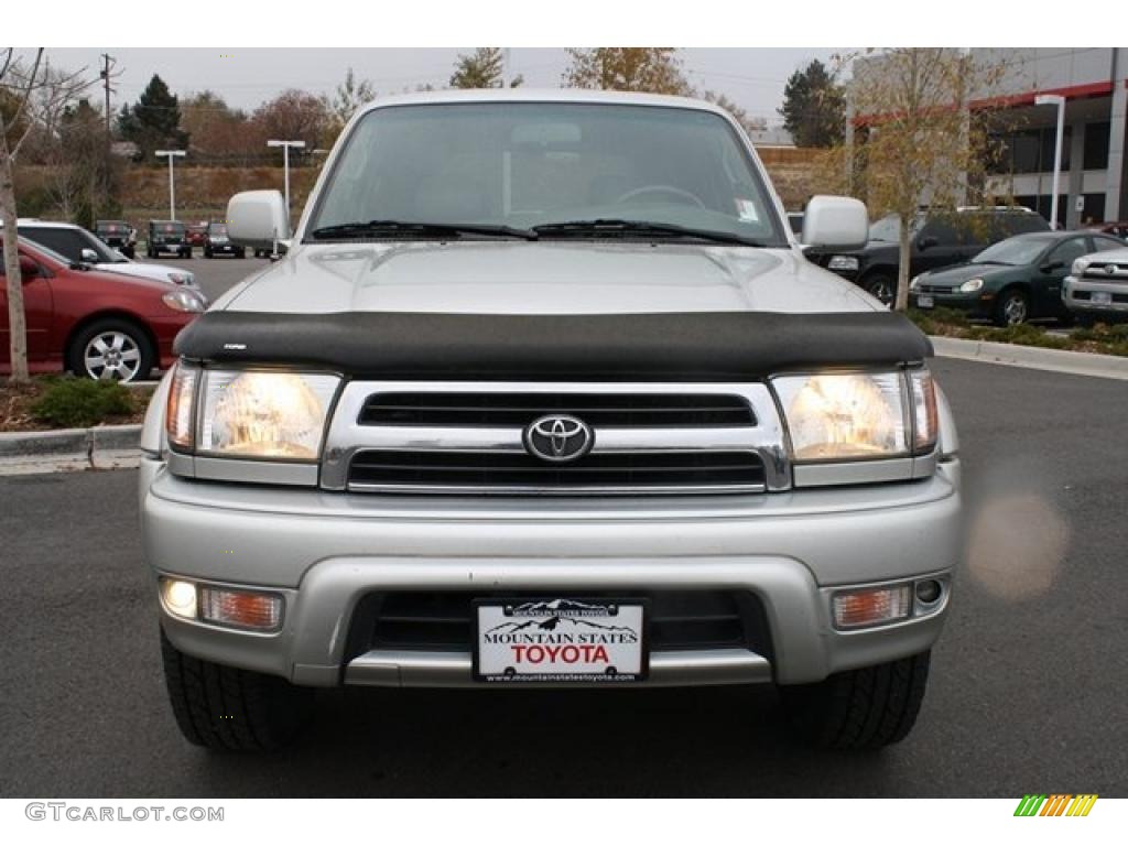 1999 4Runner Limited 4x4 - Millennium Silver Metallic / Oak photo #7