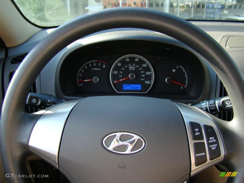 2010 Elantra GLS - Laguna Sand / Beige photo #22