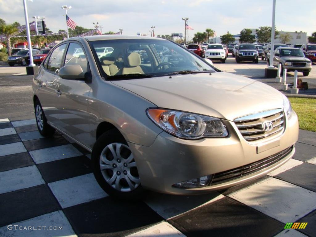 2010 Elantra GLS - Laguna Sand / Beige photo #29