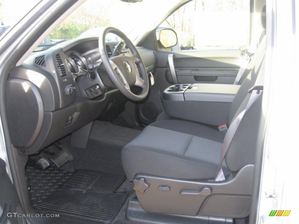 Ebony Interior 2011 Chevrolet Silverado 2500HD LT Crew Cab 4x4 Photo #39952734