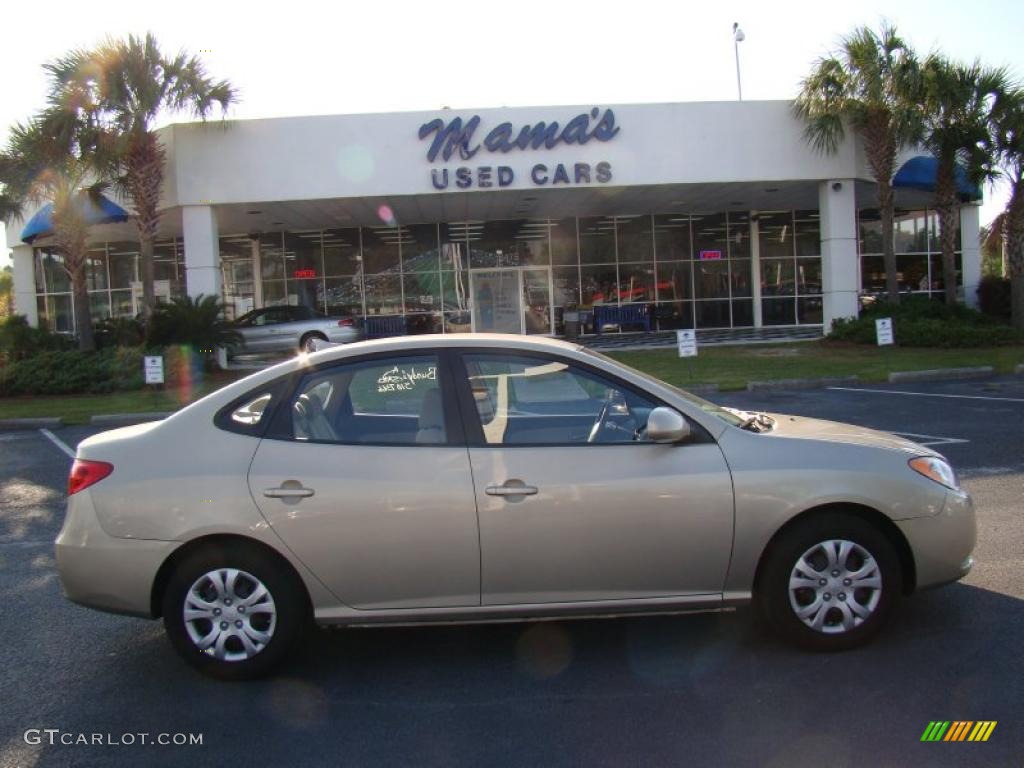 2010 Elantra GLS - Laguna Sand / Beige photo #34