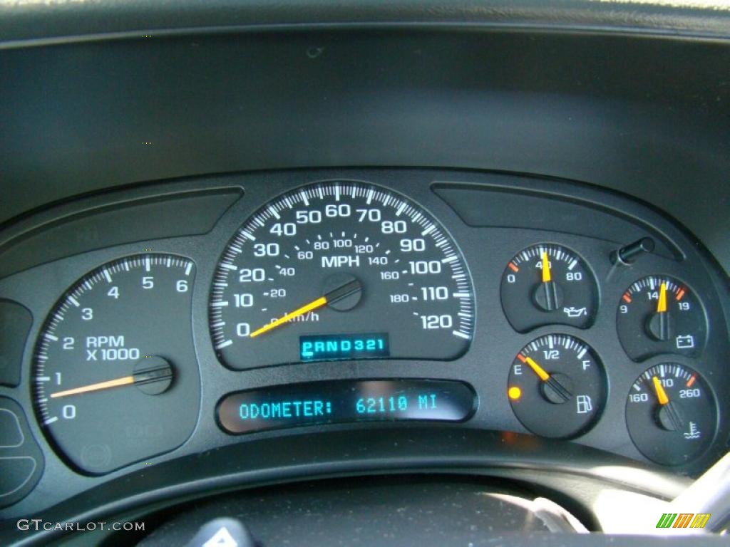 2005 Chevrolet Silverado 1500 LS Regular Cab Gauges Photo #39953706