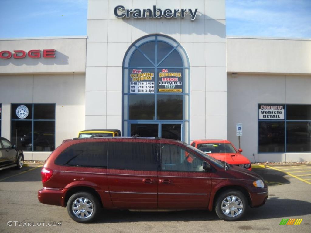 2007 Town & Country Limited - Cognac Crystal Pearl / Medium Slate Gray photo #1