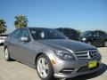 2011 Palladium Silver Metallic Mercedes-Benz C 300 Sport  photo #1