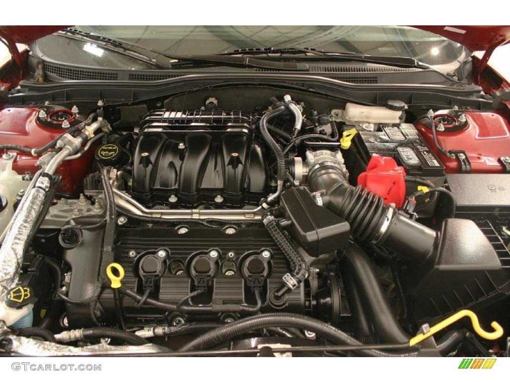2010 Fusion SE V6 - Sangria Red Metallic / Charcoal Black photo #19