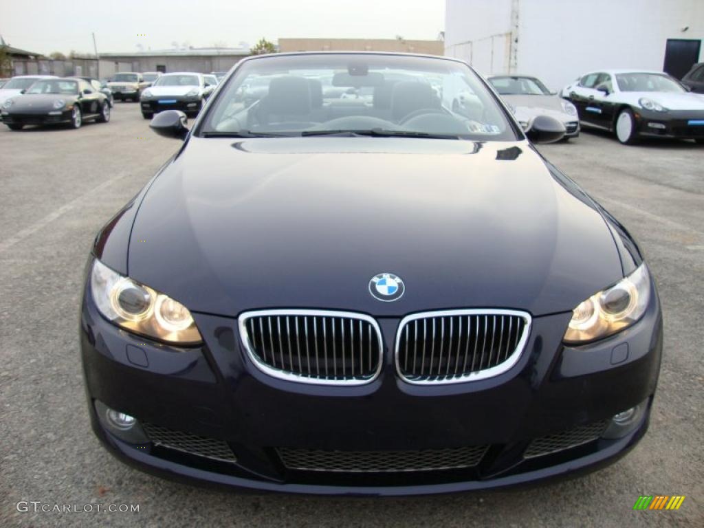 2007 3 Series 335i Convertible - Monaco Blue Metallic / Black photo #3