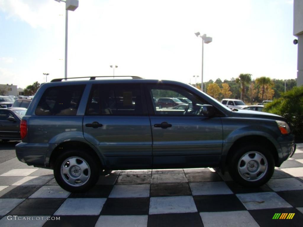 2005 Pilot EX 4WD - Steel Blue Metallic / Gray photo #6