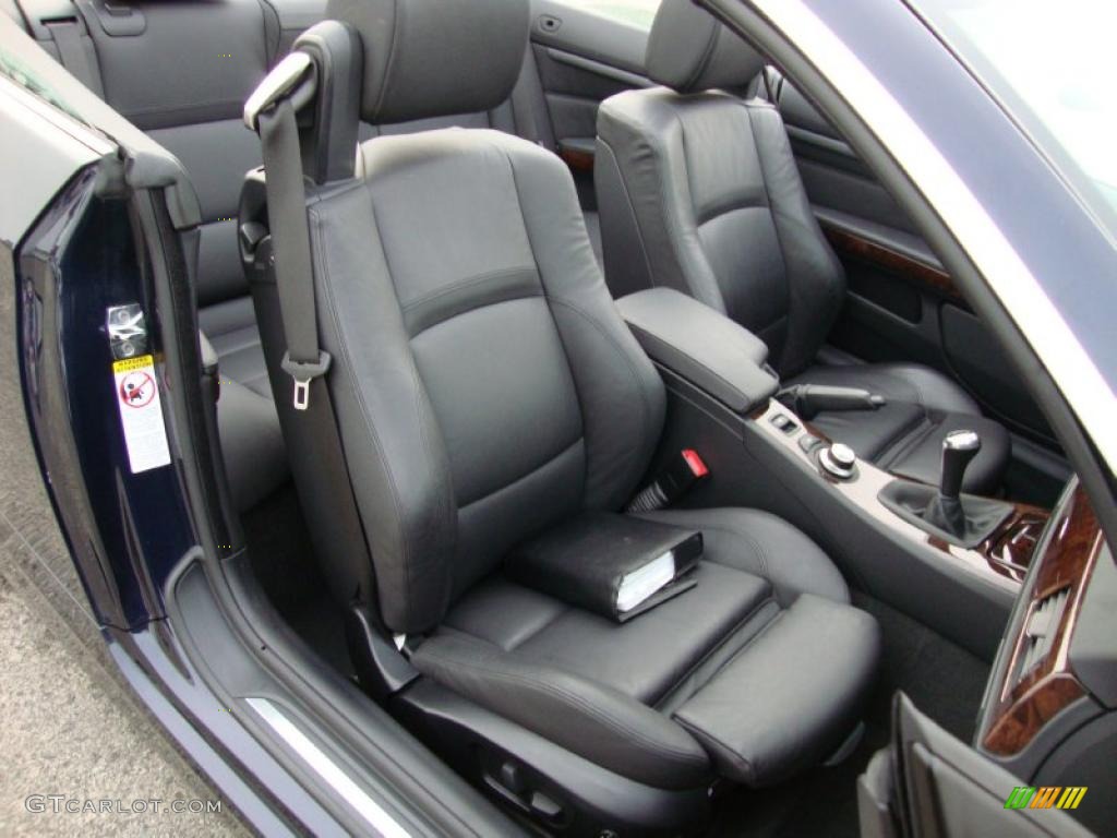 2007 3 Series 335i Convertible - Monaco Blue Metallic / Black photo #21