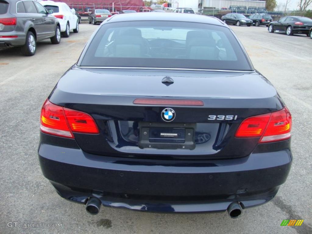 2007 3 Series 335i Convertible - Monaco Blue Metallic / Black photo #50