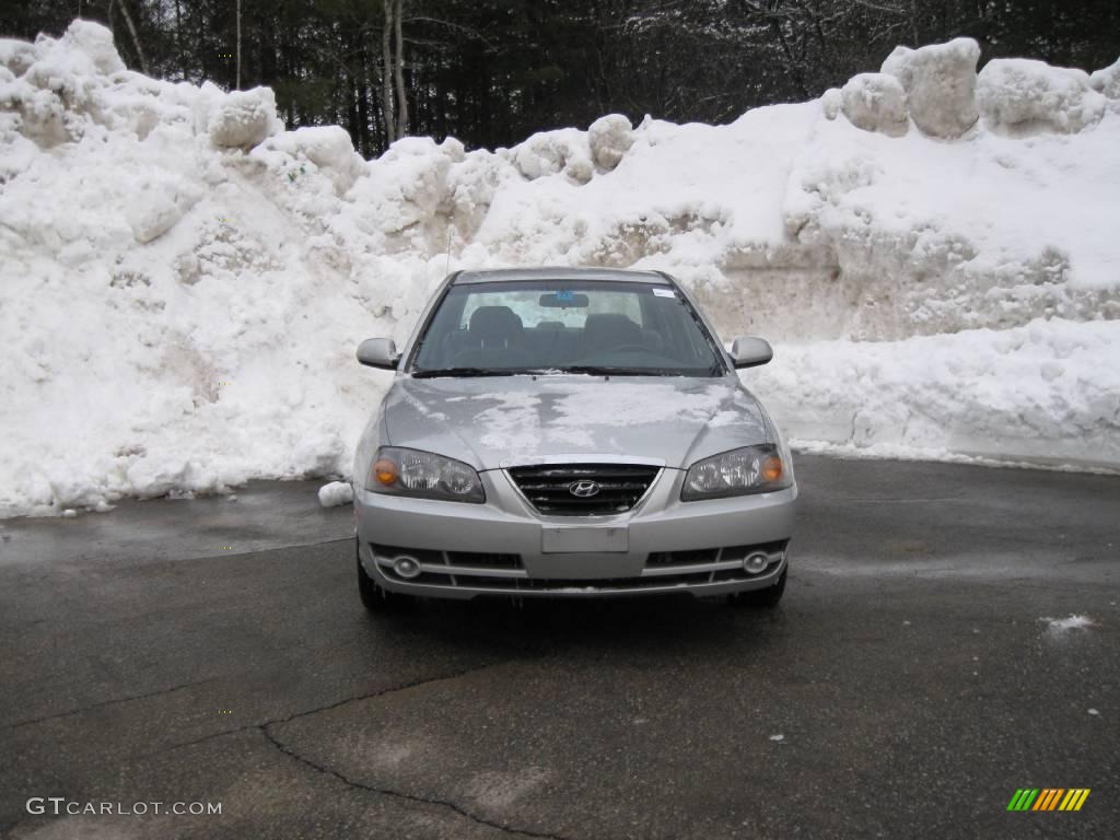 2006 Elantra GLS Sedan - Sterling Silver / Gray photo #7