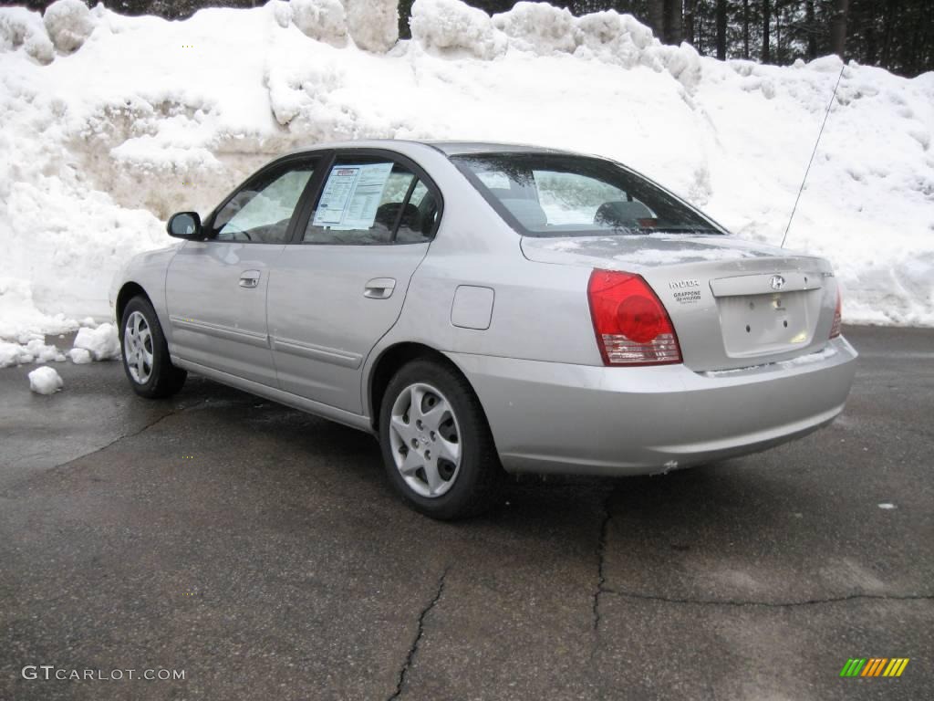 2006 Elantra GLS Sedan - Sterling Silver / Gray photo #10