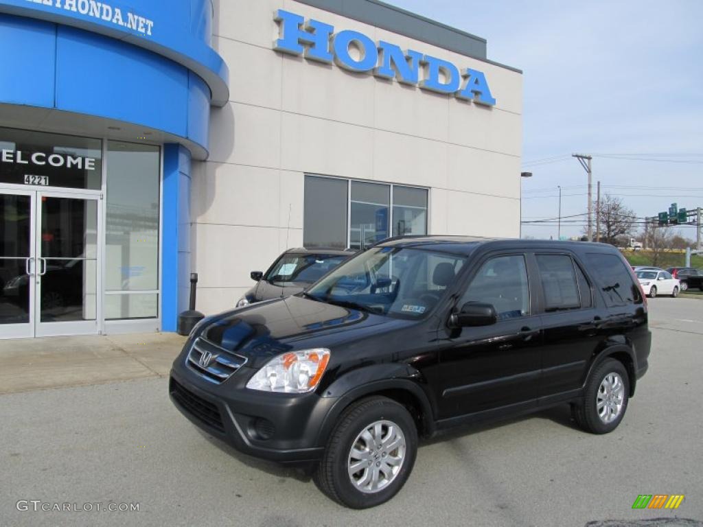 2005 CR-V EX 4WD - Nighthawk Black Pearl / Black photo #1