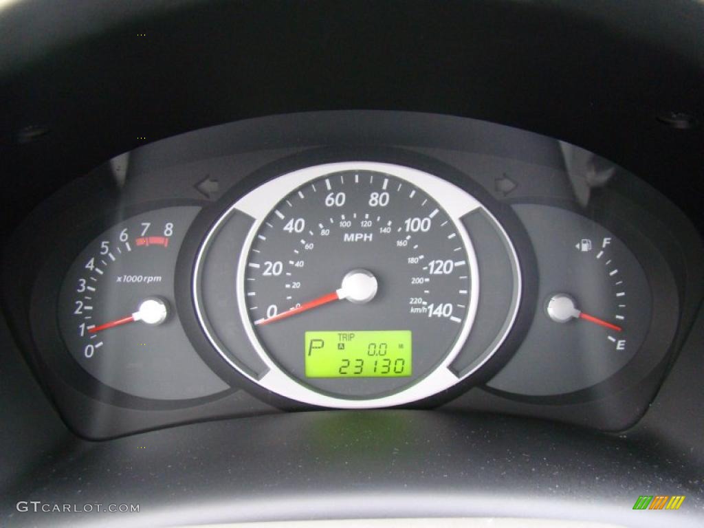 2009 Hyundai Tucson GLS Gauges Photo #39964670