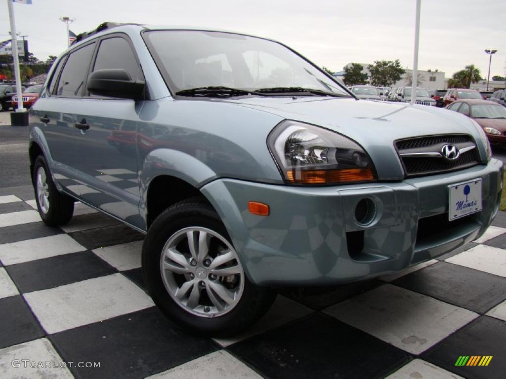 Alpine Frost 2009 Hyundai Tucson GLS Exterior Photo #39964742