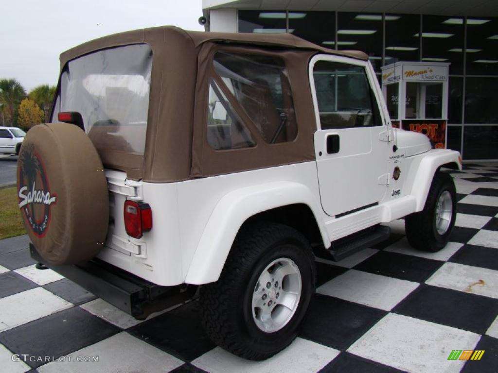 Stone White 2001 Jeep Wrangler Sahara 4x4 Exterior Photo #39964962