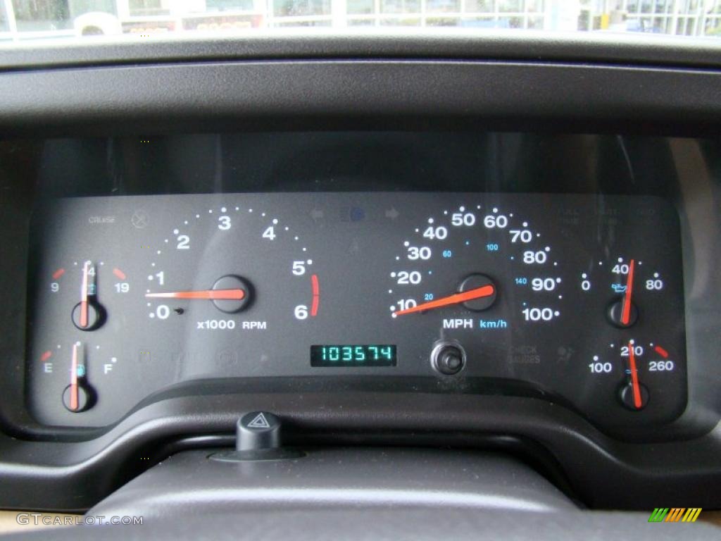 2001 Jeep Wrangler Sahara 4x4 Gauges Photo #39965194
