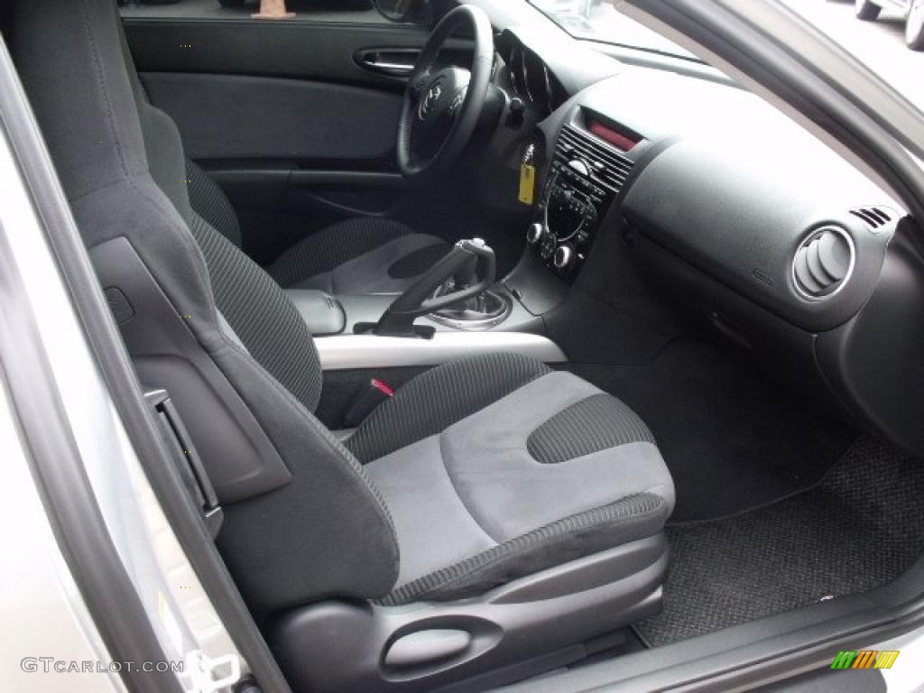 Black Interior 2007 Mazda RX-8 Sport Photo #39966098