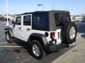 2008 Stone White Jeep Wrangler Unlimited Rubicon 4x4  photo #6