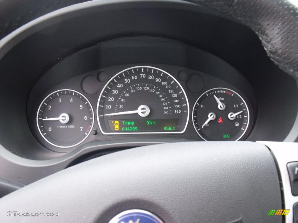 2009 Saab 9-3 2.0T Sport Sedan Gauges Photo #39966910