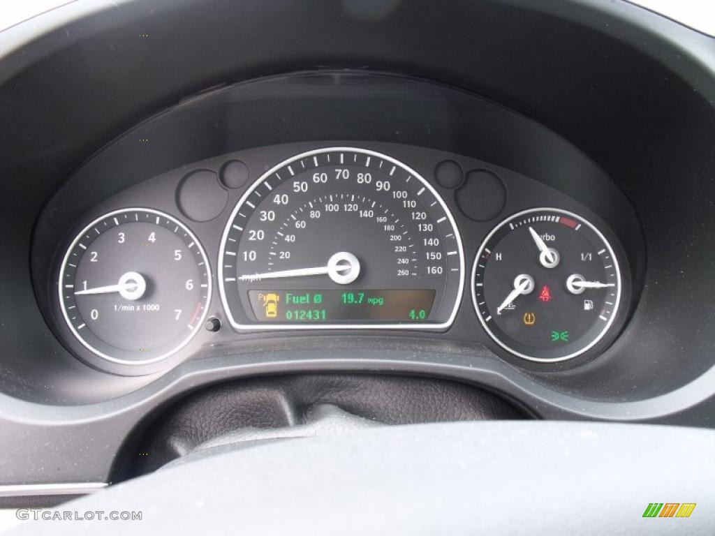 2009 Saab 9-3 2.0T Sport Sedan Gauges Photo #39967200