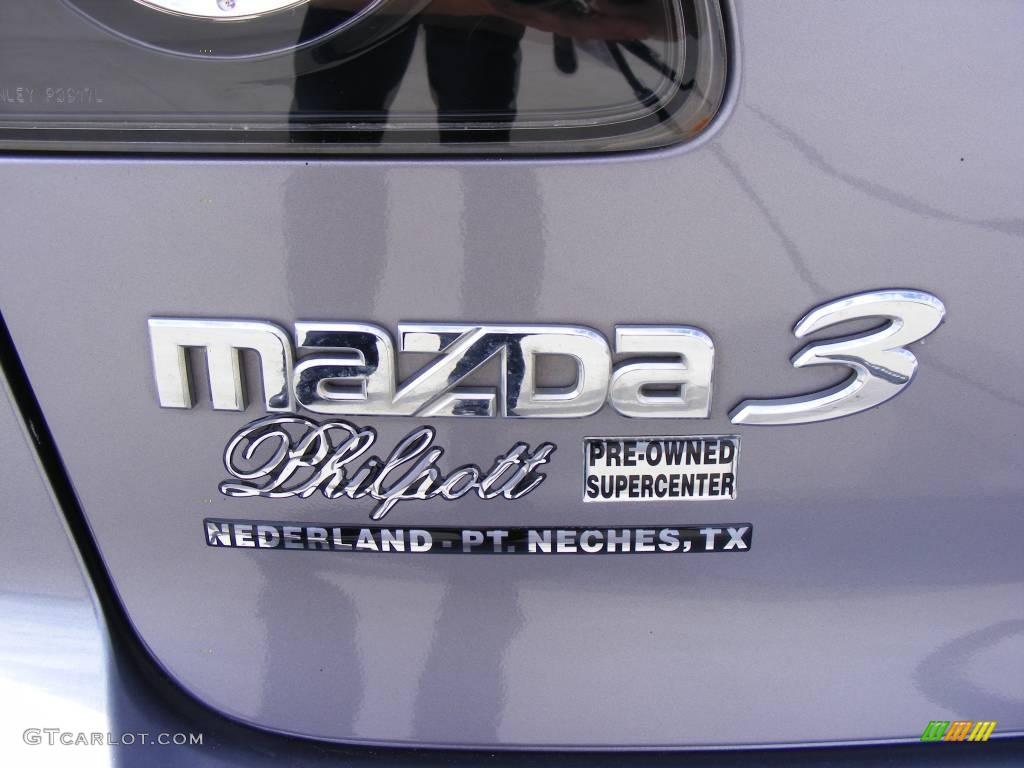2006 MAZDA3 s Grand Touring Sedan - Titanium Gray Metallic / Black photo #10
