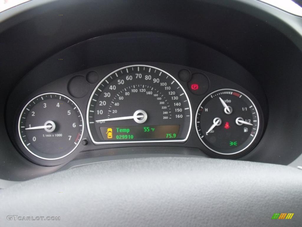 2008 Saab 9-3 2.0T Sport Sedan Gauges Photo #39967516
