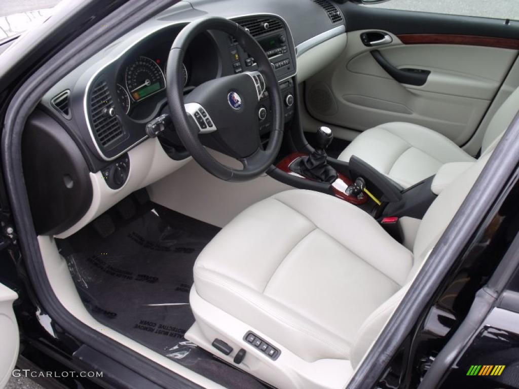 Parchment Interior 2008 Saab 9-3 2.0T Sport Sedan Photo #39967532