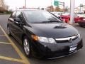 2008 Nighthawk Black Pearl Honda Civic EX Sedan  photo #7