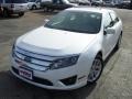 2010 White Suede Ford Fusion SEL  photo #8