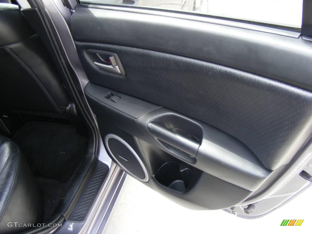 2006 MAZDA3 s Grand Touring Sedan - Titanium Gray Metallic / Black photo #25