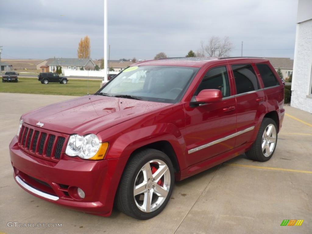 Inferno Red Crystal Pearl 2010 Jeep Grand Cherokee SRT8 4x4 Exterior Photo #39970604