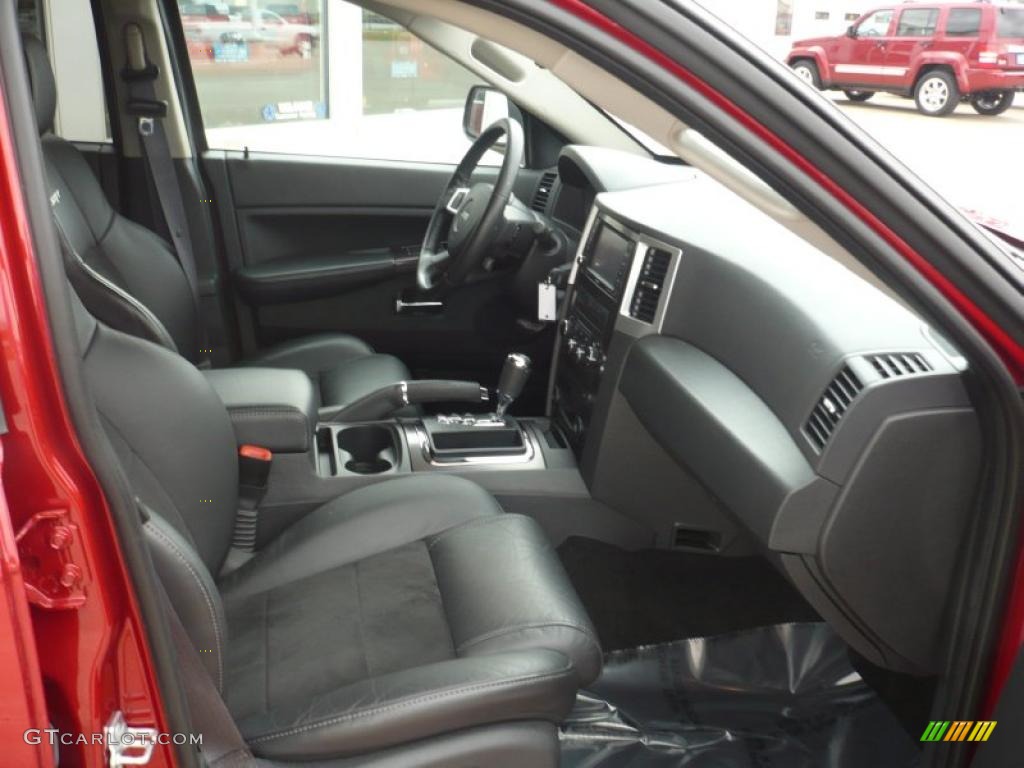 Dark Slate Gray Interior 2010 Jeep Grand Cherokee SRT8 4x4 Photo #39970664
