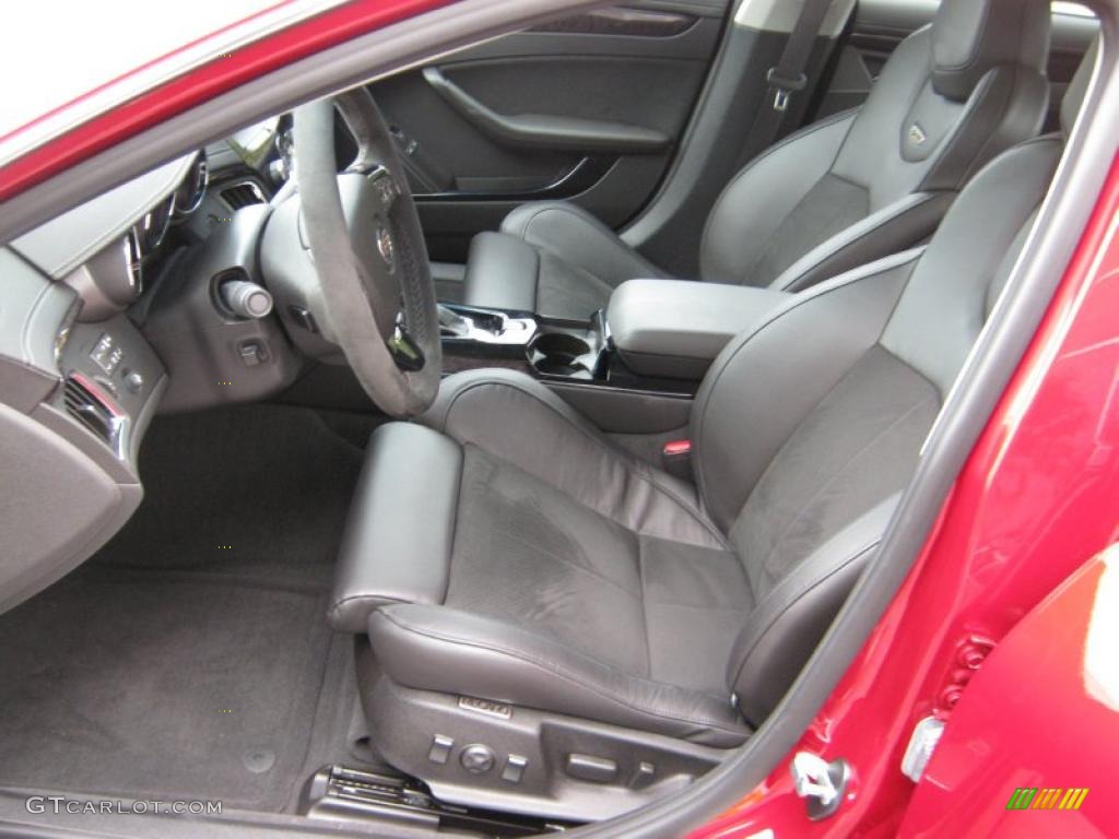 Ebony Interior 2011 Cadillac CTS -V Sedan Photo #39971012