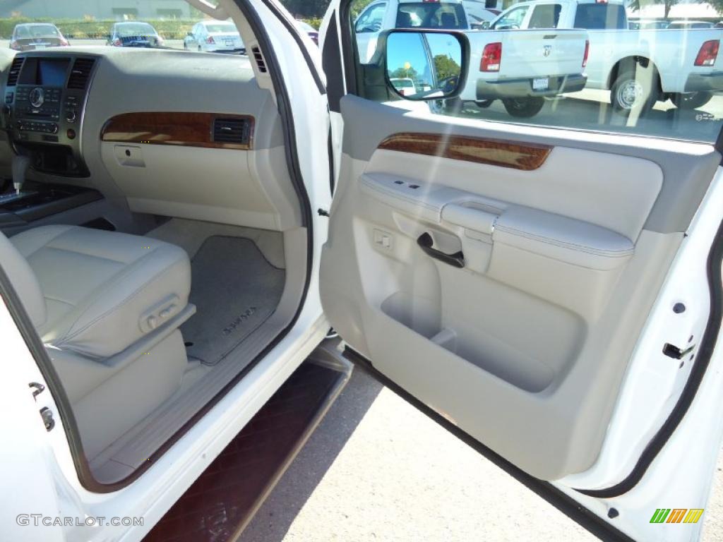 2010 Nissan Armada Platinum 4WD Stone Door Panel Photo #39972640