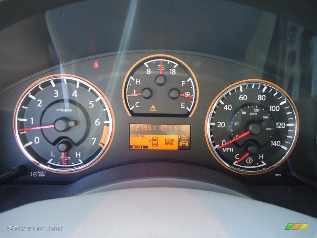 2010 Nissan Armada Platinum 4WD Gauges Photo #39972892